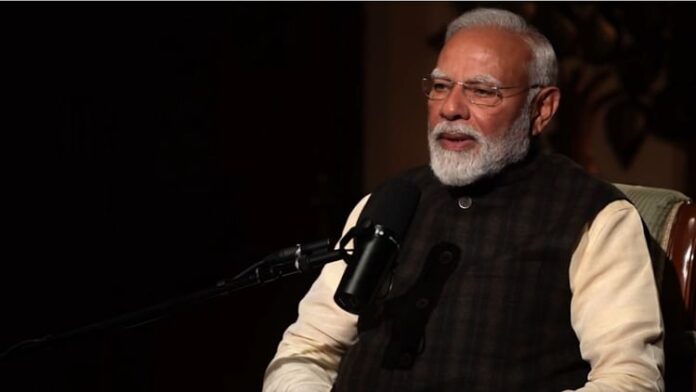 <b>पीएम-मोदी-ने-ट्रुथ-सोशल-पर-साझा-किया-पॉडकास्ट,-ट्रंप-को-कहा-धन्यवाद</b>