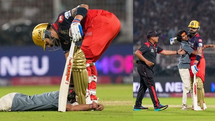 <b>आईपीएल-2025:-विराट-कोहली-के-पैर-छूने-वाले-प्रशंसक-को-मिली-अनोखी-प्रतिक्रिया;-जानें-पूरी-कहानी</b>