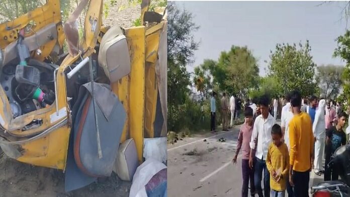 <b>मथुरा-में-भीषण-सड़क-हादसा:-डंपर-ने-गाड़ी-से-दुर्घटनाग्रस्त-घायलों-को-कुचला,-चार-की-मौत</b>