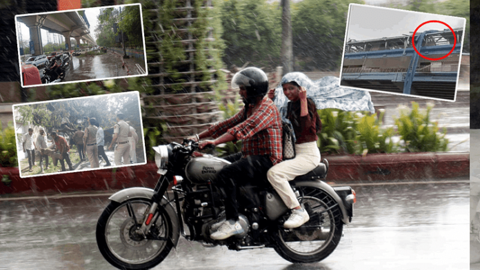 <b>दिल्ली-एनसीआर-में-अचानक-आंधी-और-बारिश-से-मचा-हाहाकार,-देखिए-तस्वीरें</b>