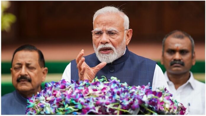 <b>भारत-की-सैन्य-शक्ति-और-आर्थिक-प्रगति-पर-पीएम-मोदी-का-जोरदार-संबोधन</b>