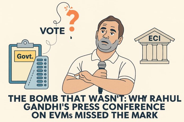 EVM Vivad men rahul gandhi ki press confrence